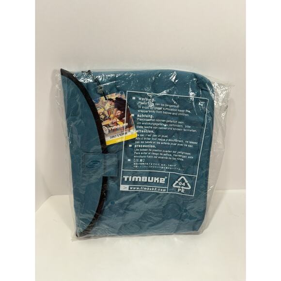 Timbuk2 Quilted Curly Q Laptop Sleeve Blue Computer Case Peacock M Brand‎ New - Picture 7 of 8